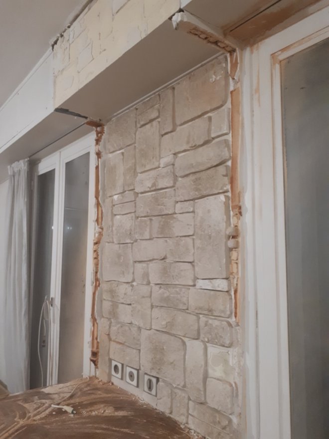 Dépose du coffrage des radiateurs