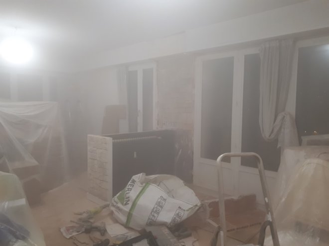 Dépose du coffrage des radiateurs