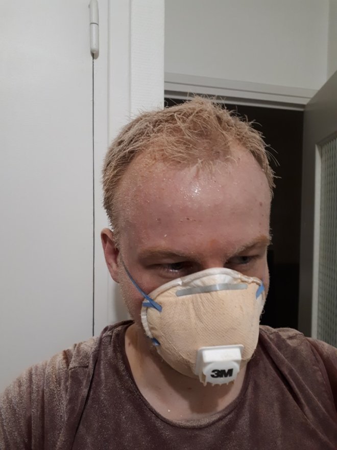 Dépose du coffrage des radiateurs