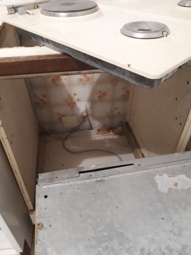 Dépose de la cuisine