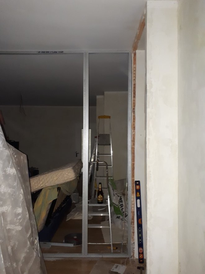 Montage de la cloison