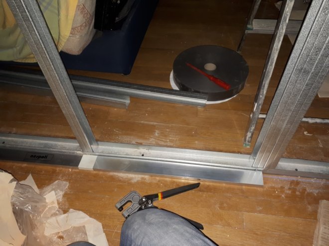 Montage de la cloison