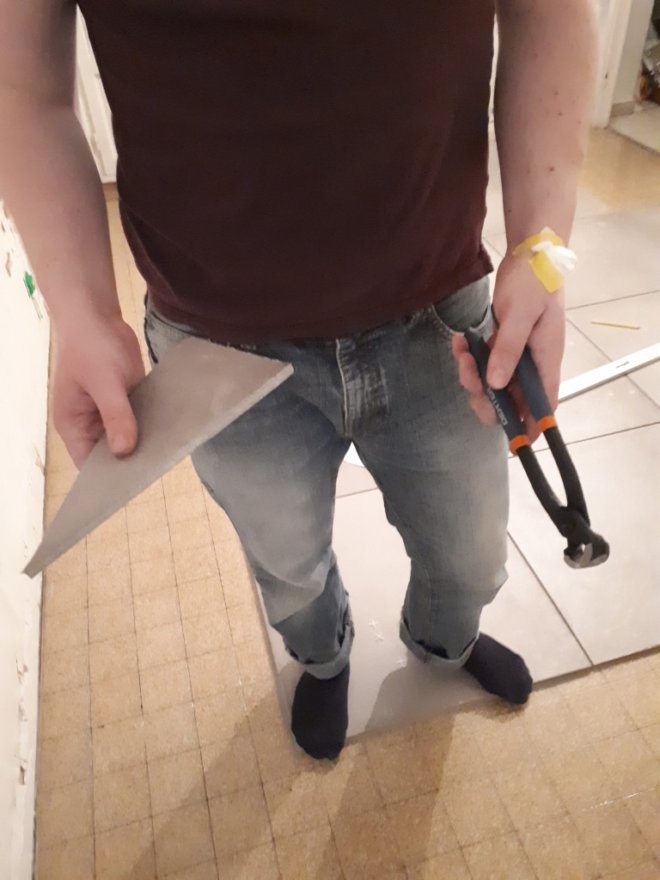 Premier bobo du chantier